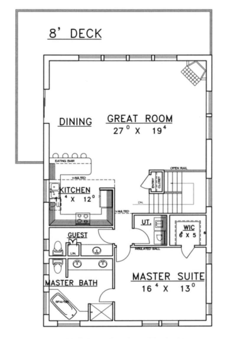 House Plan House Plan #1427 Drawing 2