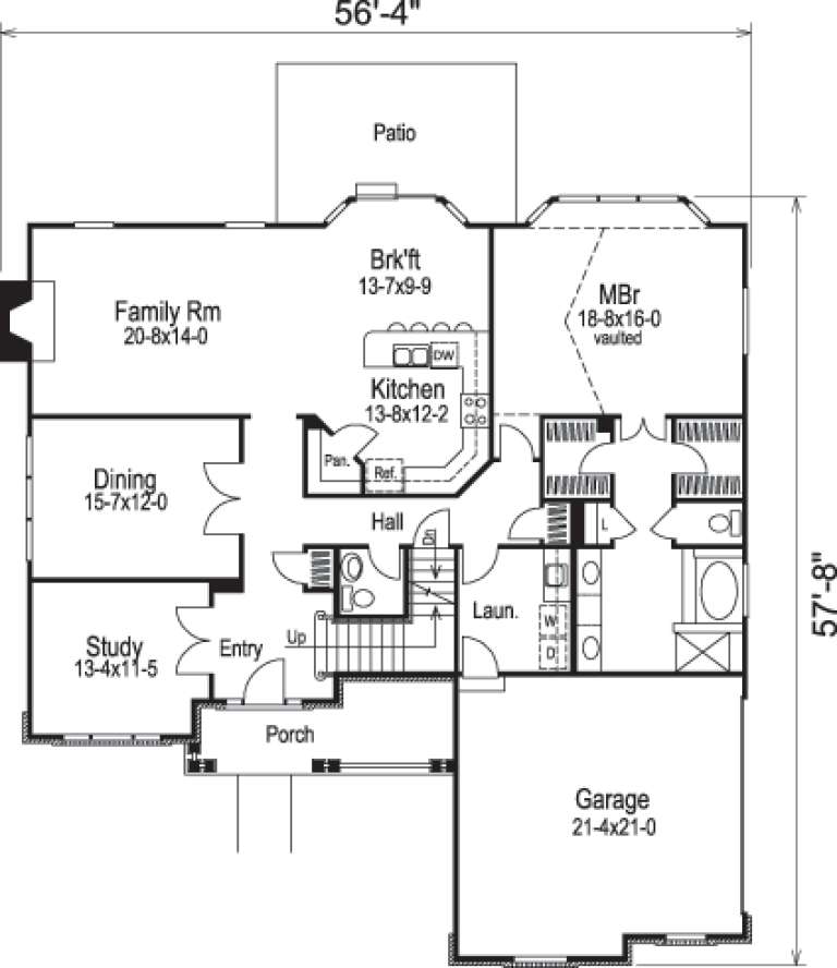 House Plan House Plan #14371 Drawing 1