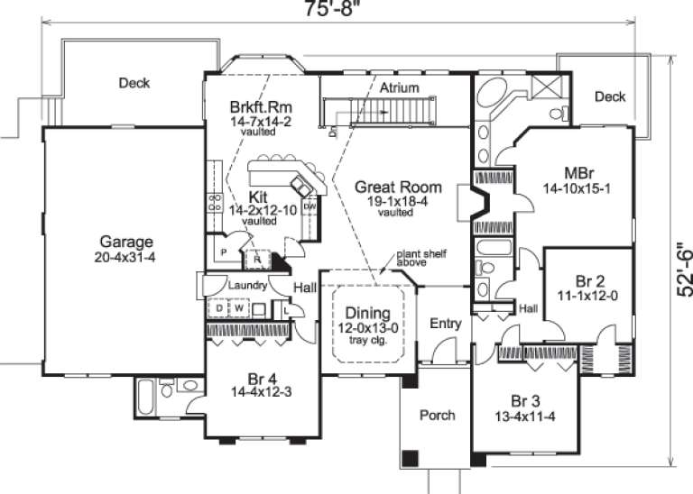 House Plan House Plan #14397 Drawing 1