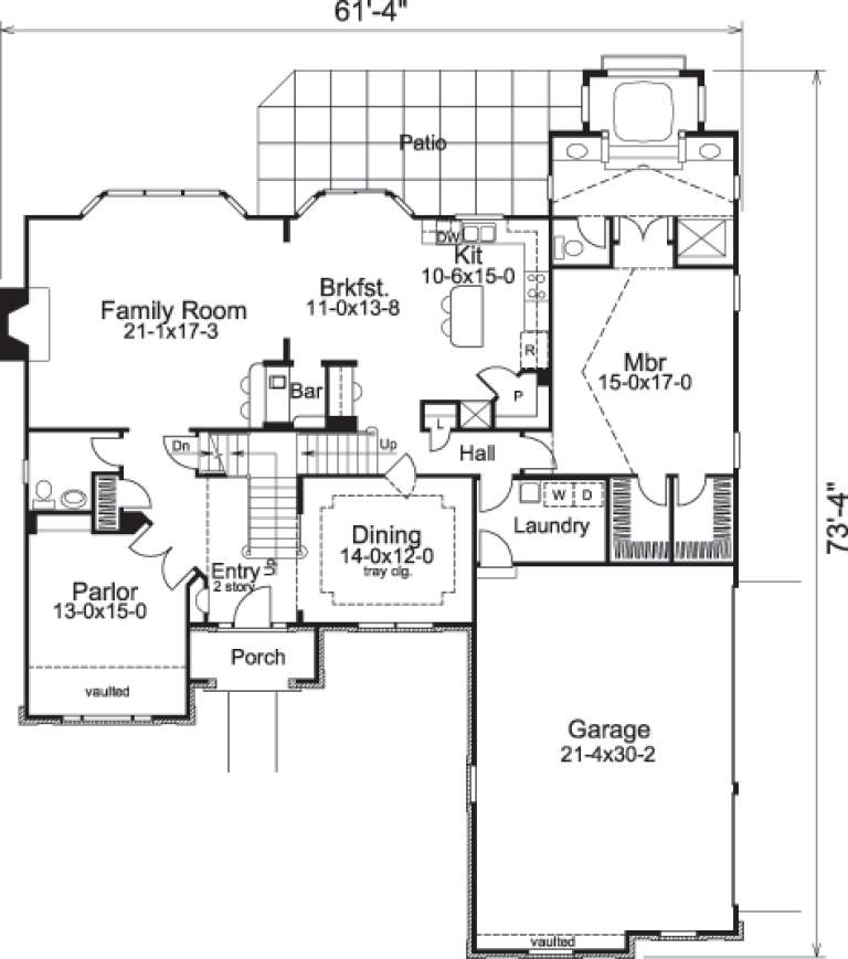 House Plan House Plan #14401 Drawing 1