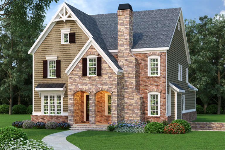 House Plan House Plan #14429 Front Elevation
