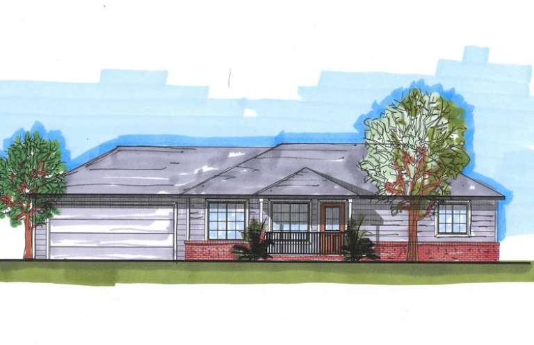 House Plan House Plan #14448 Front Elevation
