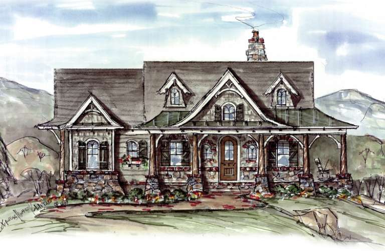 House Plan House Plan #14476 Front Elevation