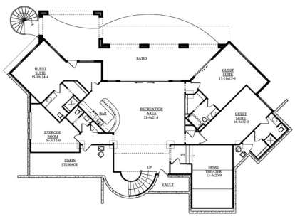 Floorplan 2 for House Plan #5631-00050
