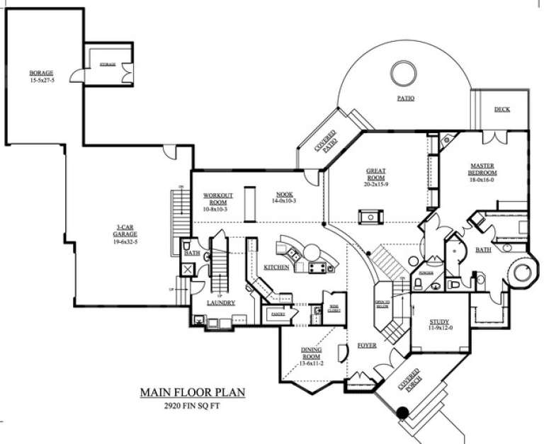House Plan House Plan #14493 Drawing 1