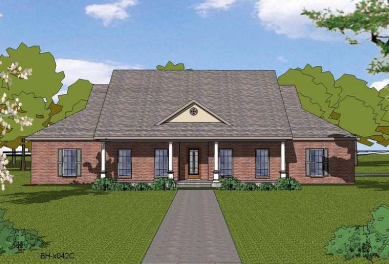 House Plan House Plan #14505 Front Elevation