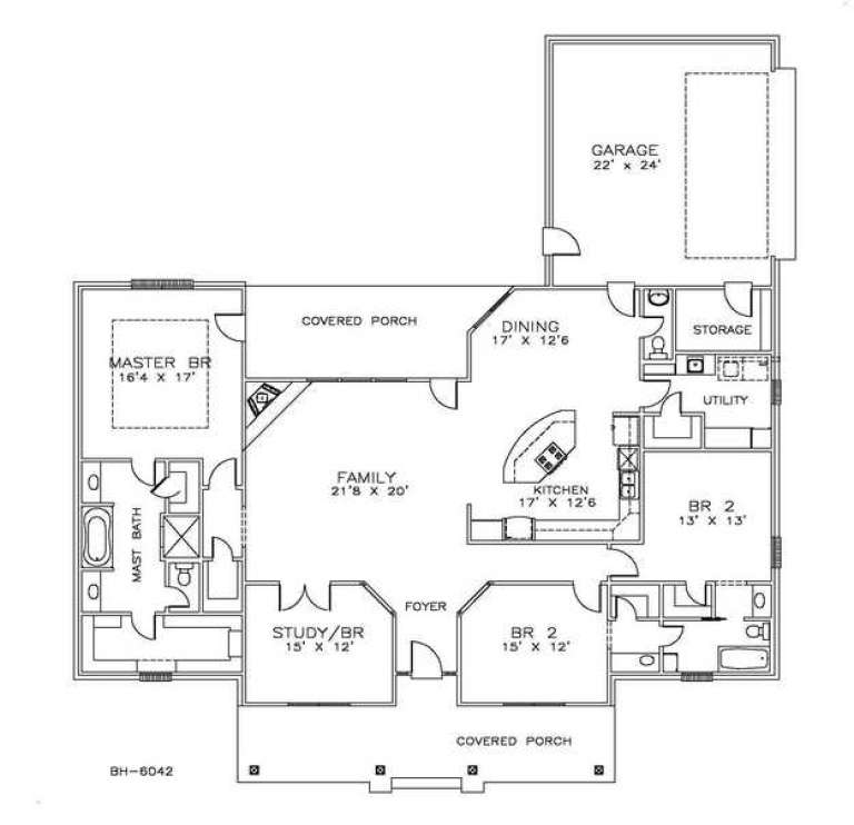 House Plan House Plan #14509 Drawing 1
