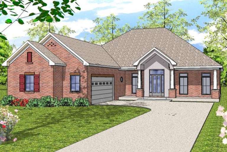 House Plan House Plan #14593 Front Elevation