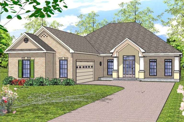 House Plan House Plan #14597 Front Elevation