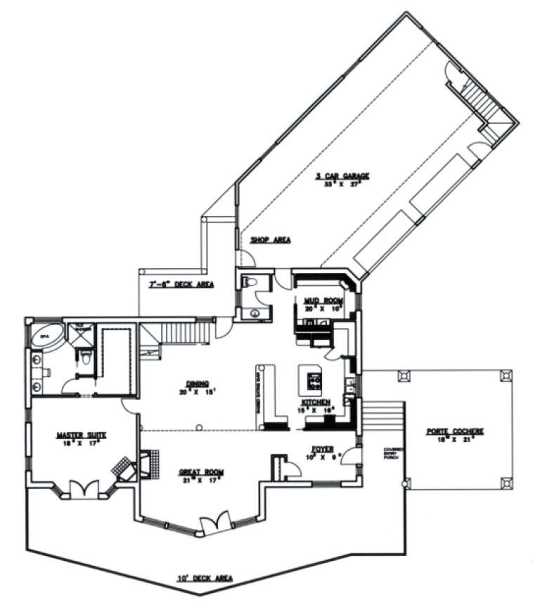 House Plan House Plan #1461 Drawing 2