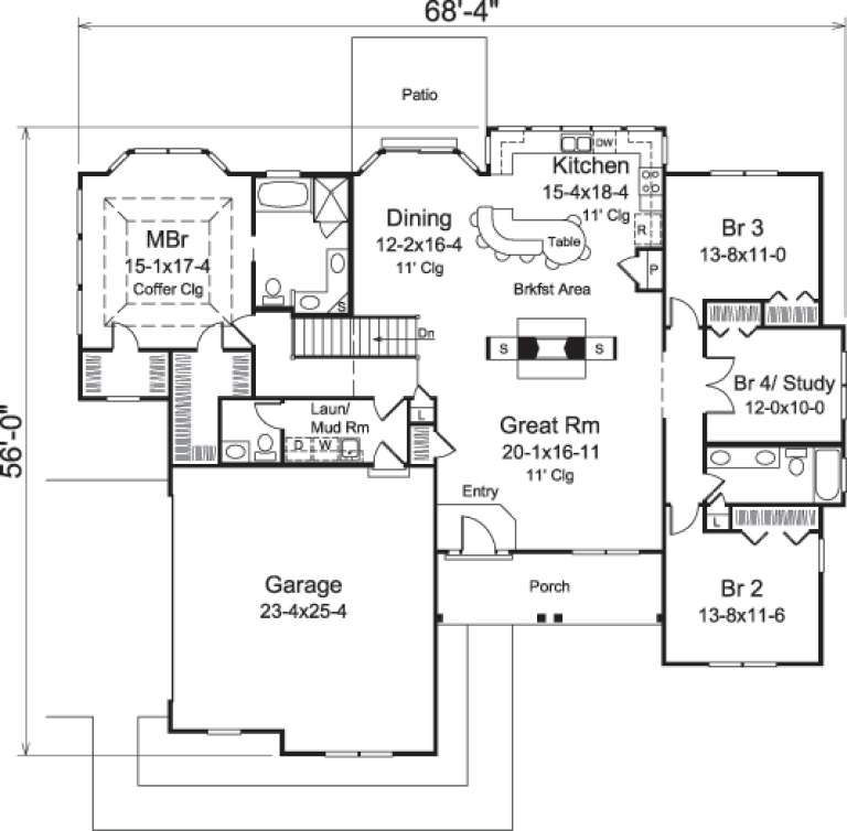 House Plan House Plan #14672 Drawing 1