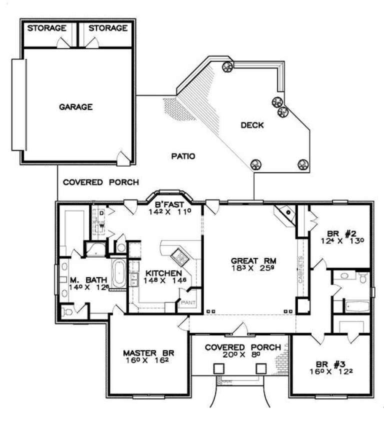 House Plan House Plan #14690 Drawing 1
