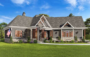 Craftsman Plan: 1,873 Square Feet, 3 Bedrooms, 2.5 Bathrooms - 699-00051