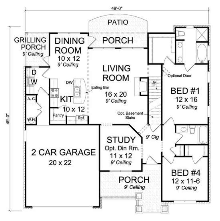 House Plan House Plan #14705 Drawing 1