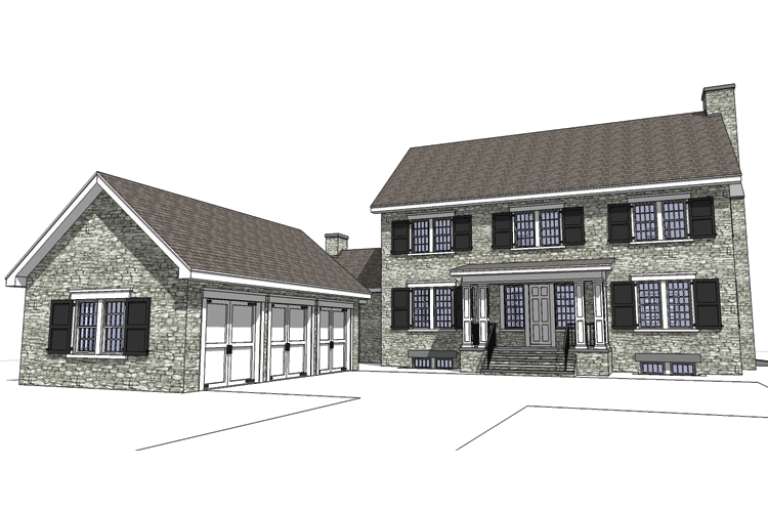 House Plan House Plan #14782 Front Elevation