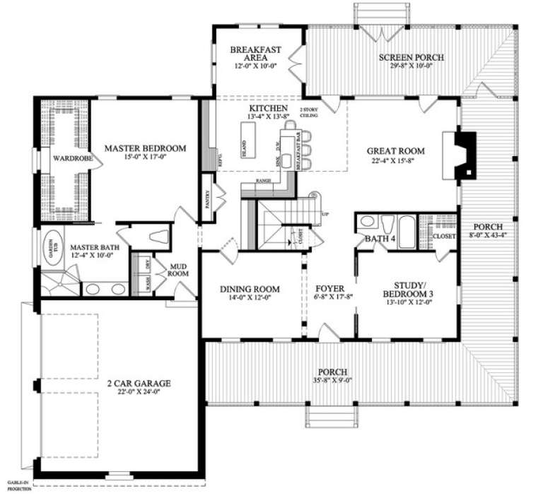 House Plan House Plan #14841 Drawing 1