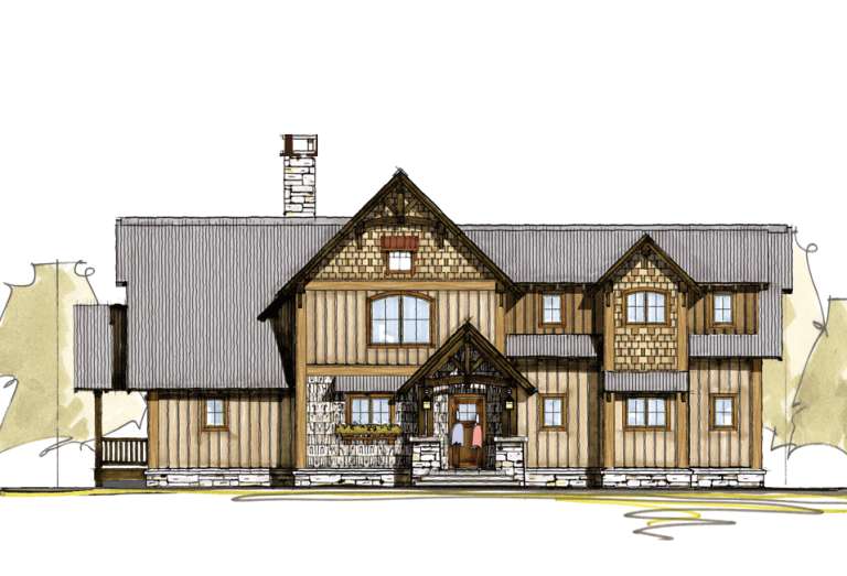 House Plan House Plan #14974 Front Elevation