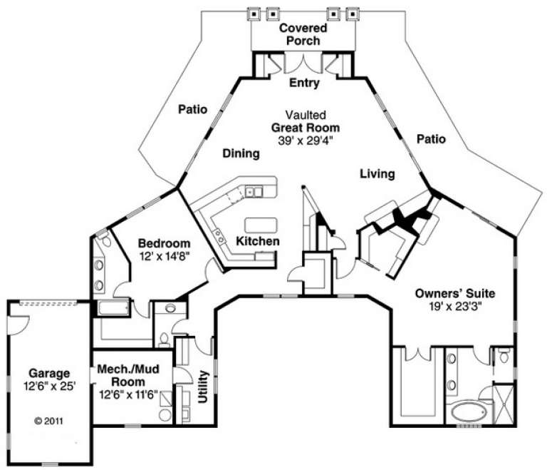 House Plan House Plan #15005 Drawing 1