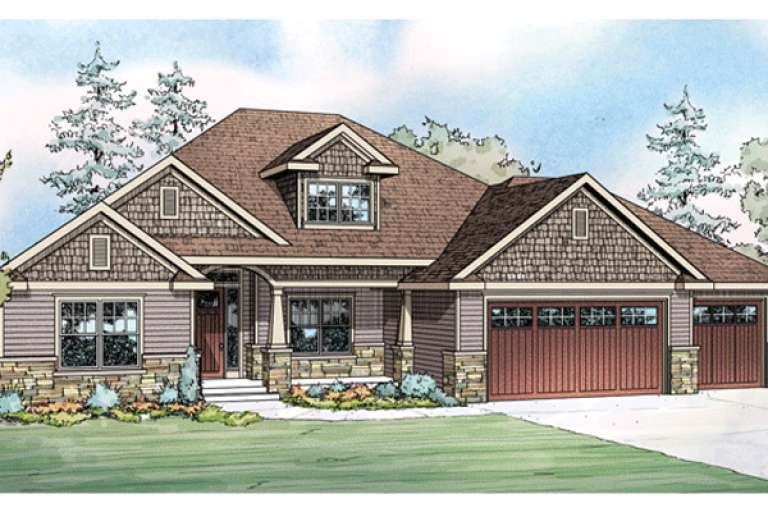 House Plan House Plan #15018 Front Elevation