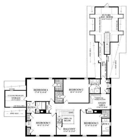 Floorplan 2 for House Plan #7922-00168