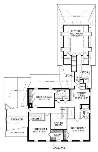 Floorplan 2 for House Plan #7922-00170