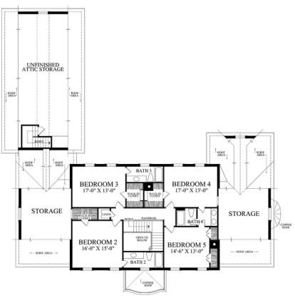 Floorplan 2 for House Plan #7922-00196