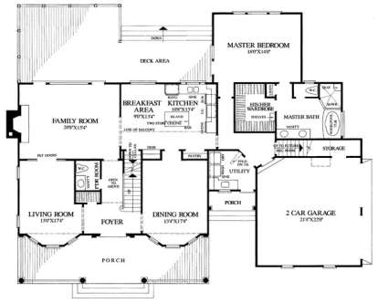 Floorplan 1 for House Plan #7922-00210
