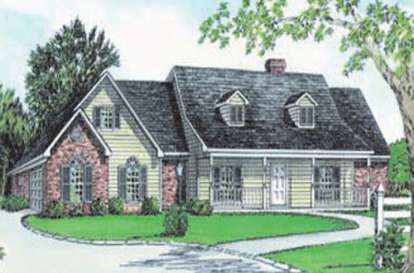Farmhouse House Plan #9035-00199 Elevation Photo