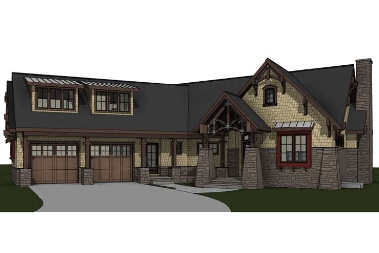House Plan House Plan #15471 Front Elevation