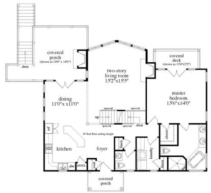 Main Floor for House Plan #957-00058