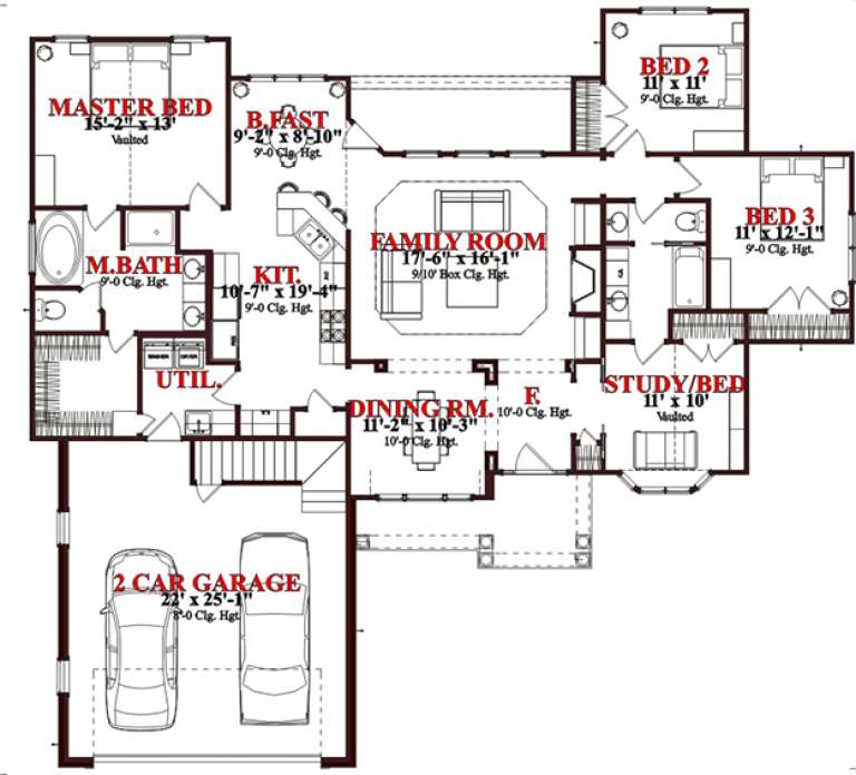 House Plan House Plan #15545 Drawing 1