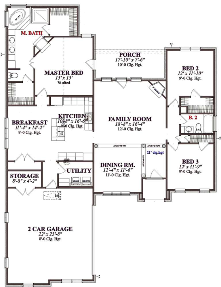 House Plan House Plan #15565 Drawing 1