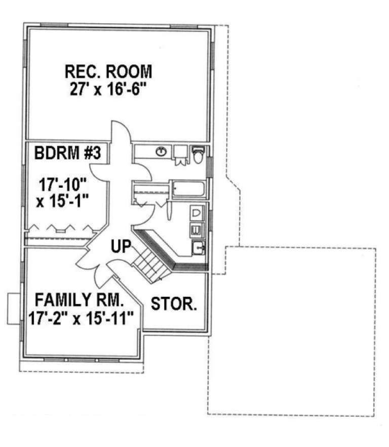 House Plan House Plan #1557 Drawing 1