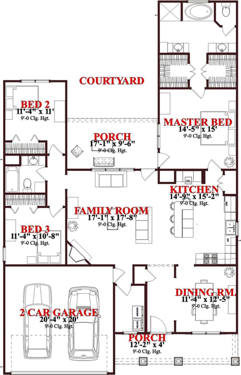 House Plan House Plan #15660 Drawing 1