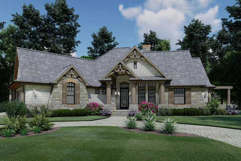 House Plan House Plan #15682 Front Elevation 