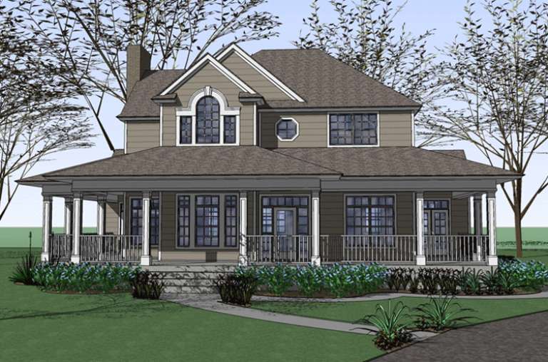 House Plan House Plan #15727 Front Elevation
