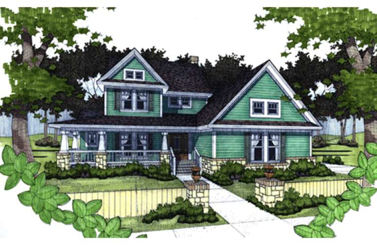 House Plan House Plan #15895 Front Elevation