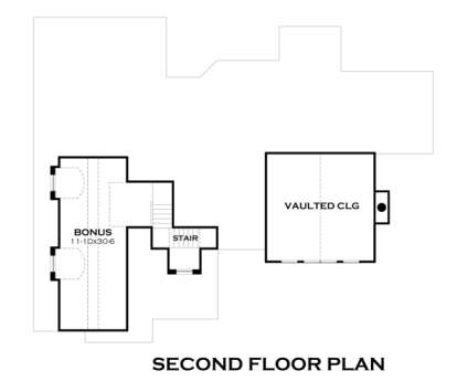 Bonus Room for House Plan #9401-00030