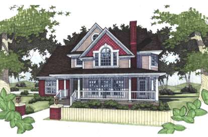 Farmhouse House Plan #9401-00047 Elevation Photo