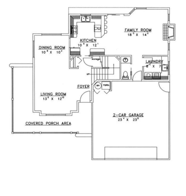 House Plan House Plan #1605 Drawing 1