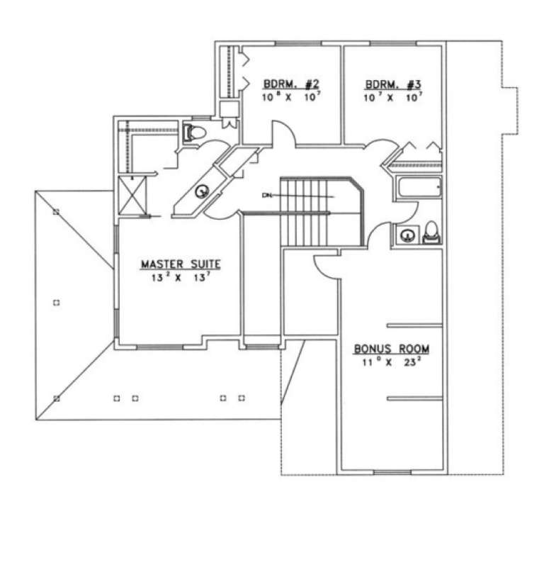 House Plan House Plan #1605 Drawing 2