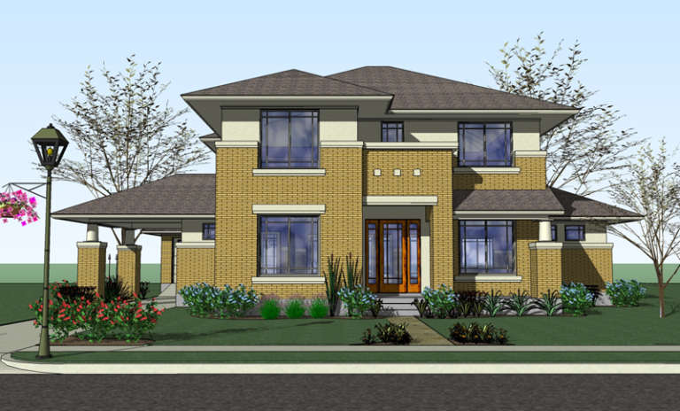 House Plan House Plan #16054 Front Elevation