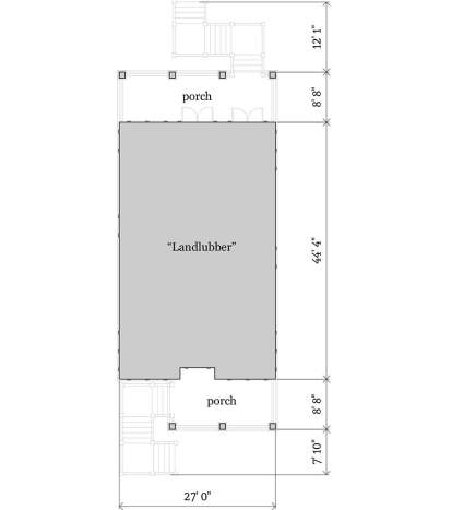 Dimensions  for House Plan #028-00101