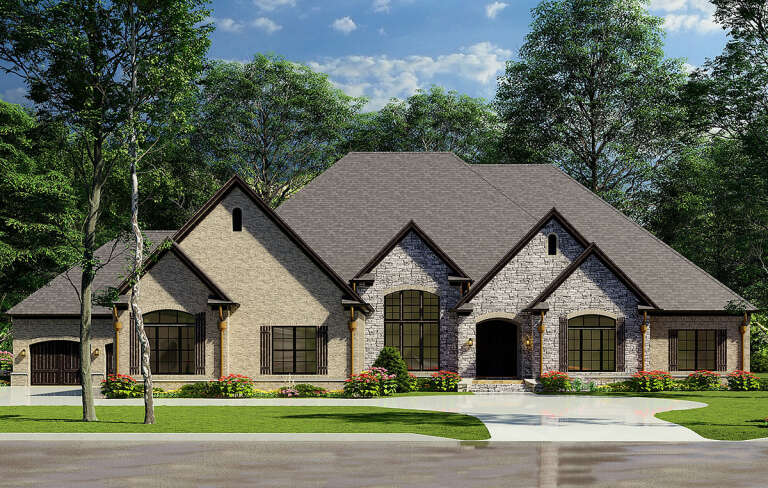 House Plan House Plan #16233 Front Elevation 