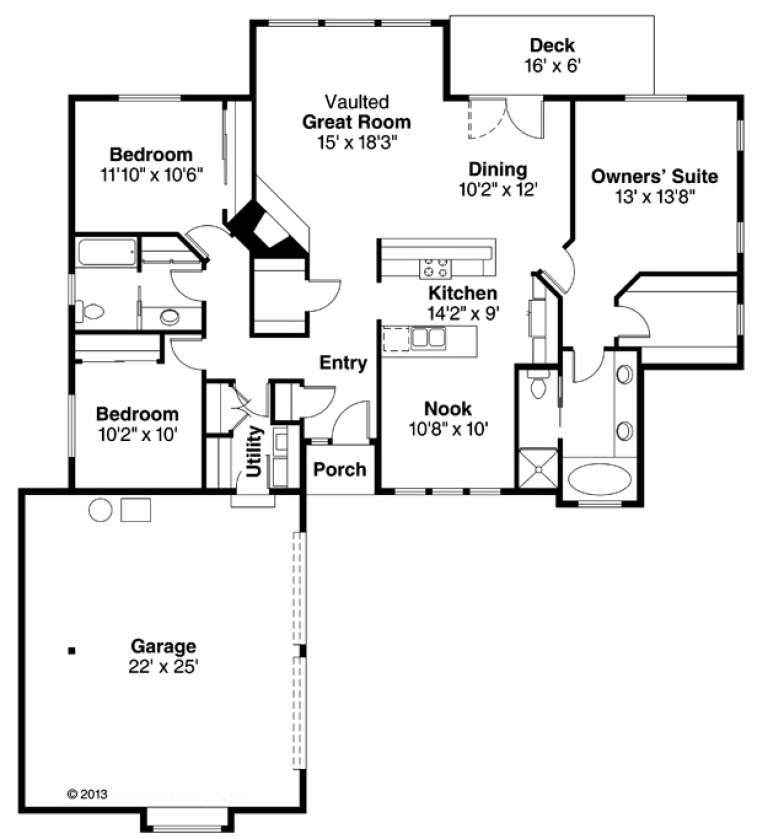 House Plan House Plan #16249 Drawing 1