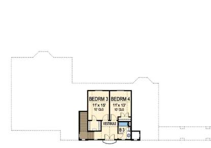 Floorplan 2 for House Plan #5445-00020