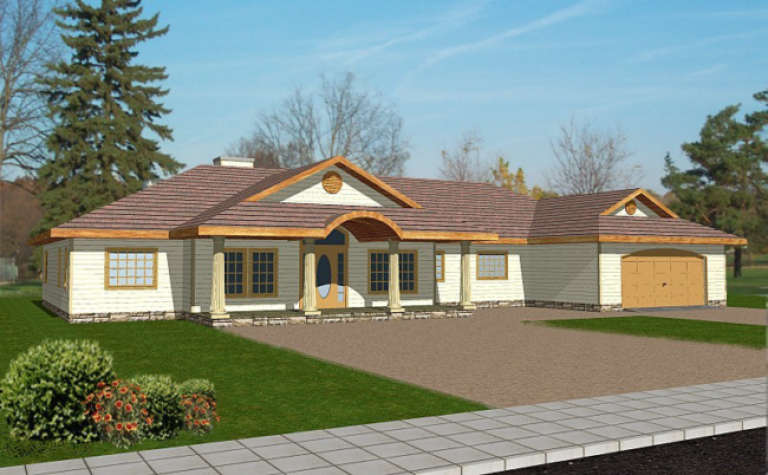 House Plan House Plan #1641 Front Elevation