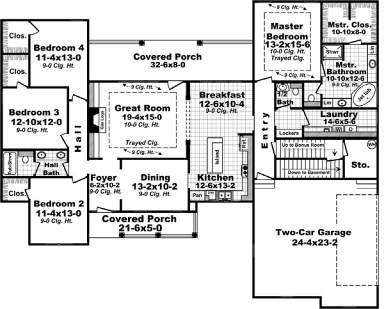 House Plan House Plan #16418 Drawing 1