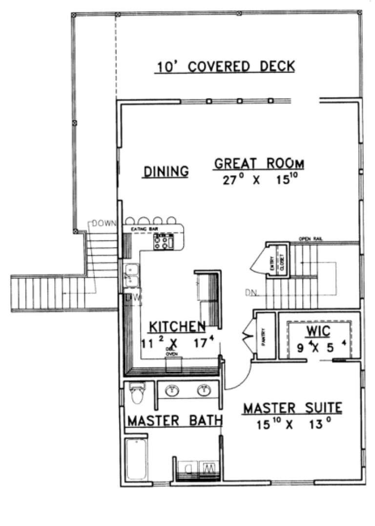 House Plan House Plan #1643 Drawing 2