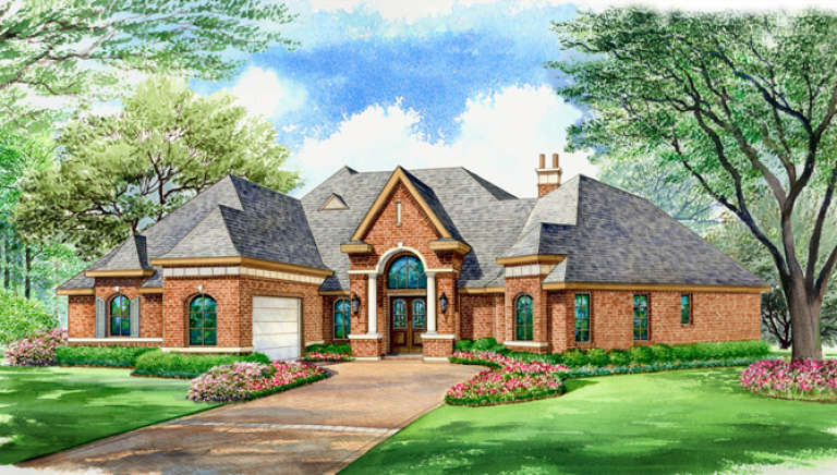 House Plan House Plan #16491 Front Elevation